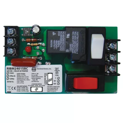 Functional Devices RIBM2401SBC – Panel Relay 4in 20Amp SPDT 24Vac/dc or 1