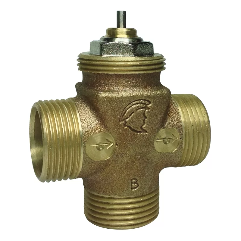 Spartan V321-12N-EX3.0 – 3WAY MIXING - 1/2" NPT UNIONS INCLUDED ON ALL 3 PORTS- CV3.0-VALVE BODY WITH REPLACEABLE CARTRIDGE N.O B-AB