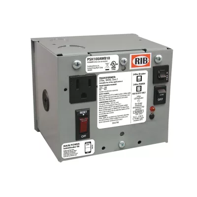 Functional Devices PSH100AWB10 – Power Supply 100VA 120-24Vac UL Class 2