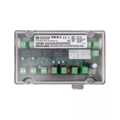 Functional Devices RIBLB-6 – Enclosed logic board 6 NC inputs