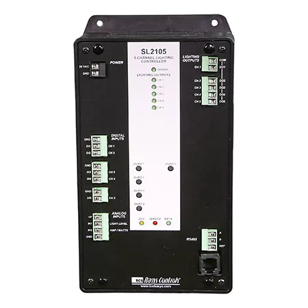 Tcsbasys SL2105 – Five Channel Lighting Control Module 2 analog inputs 5