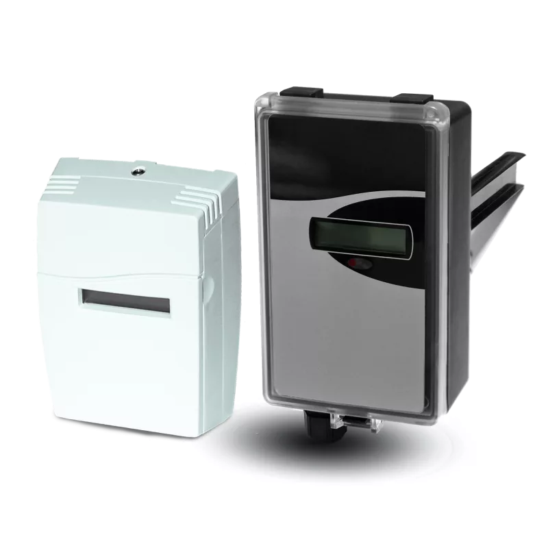 ACI ASENSE-R – Carbon Dioxide Sensor, Room Mount, 0-2000 ppm, Relay and Temperature, 0-10VDC & 4-20mA,