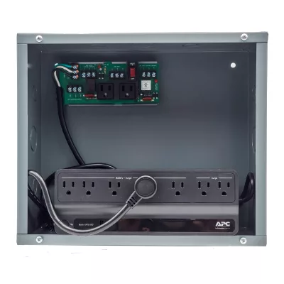 Functional Devices PSH600-UPS-STAT – Enclosed UPS Interface board w/600VA UPS