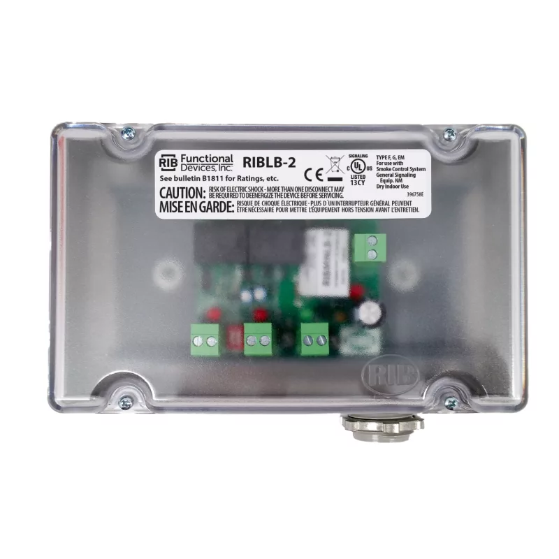 Functional Devices RIBLB-2 – Enclosed logic board 2 NC inputs