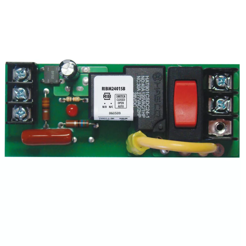 Functional Devices RIBM2401SB – Panel Relay 4in 20Amp SPST 24Vac/dc or 1