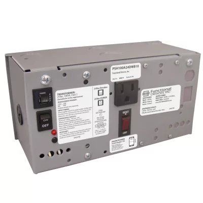 Functional Devices PSH100A24DWB10 – Enclosed 100VA 120-24Vac UL Class 2 & 2.