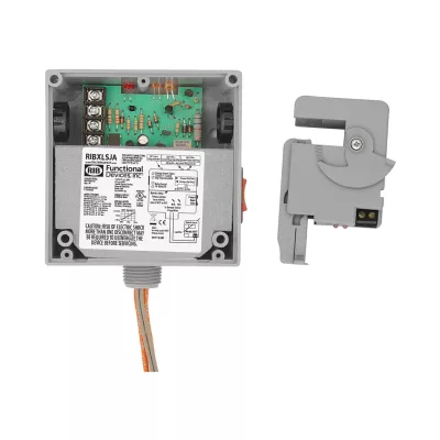 Functional Devices RIBXLSJA – Enclosed 10Amp SPST 10-30Vac/dc + Overri