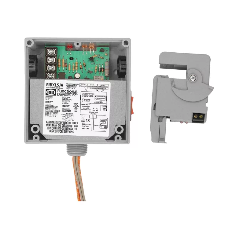 Functional Devices RIBXLSJA – Enclosed 10Amp SPST 10-30Vac/dc + Overri
