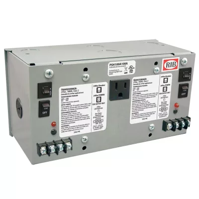 Functional Devices PSH100A100A – Power Supply Housed 2X 100VA 120-24Vac U