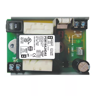 Functional Devices PSM19A24DAS – Panel Power Supply 4in 120Vac In 1.8-28V