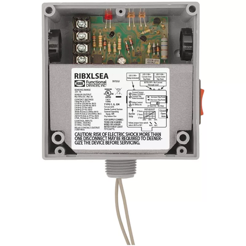 Functional Devices RIBXLSEA – Enclosed Relay 5 Amp SPST 10-30Vac/dc In
