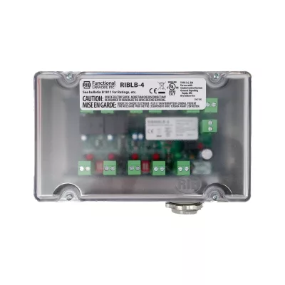 Functional Devices RIBLB-4 – Enclosed logic board 4 NC inputs