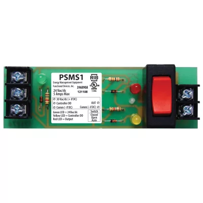 Functional Devices PSMS1 – Panel Switch 4in 24Vac w/ LED Indicators