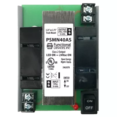 Functional Devices PSMN40AS – Panel Power Supply 2.75in 40VA iso 120V