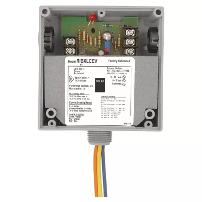 Functional Devices RIBXLCEV – Enclosed 5Amp SPDT 10-30Vac/dc Internal