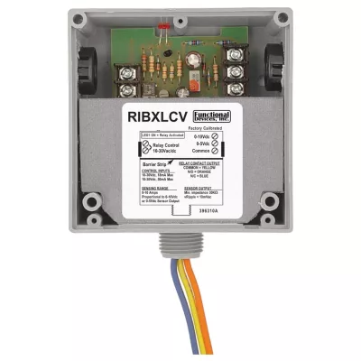 Functional Devices RIBXLCV – Enclosed 10Amp SPDT 10-30Vac/dc Relay +