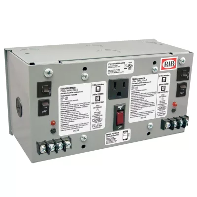 Functional Devices PSH100A100AB10 – Power Supply Housed 2X 100VA 120-24Vac w