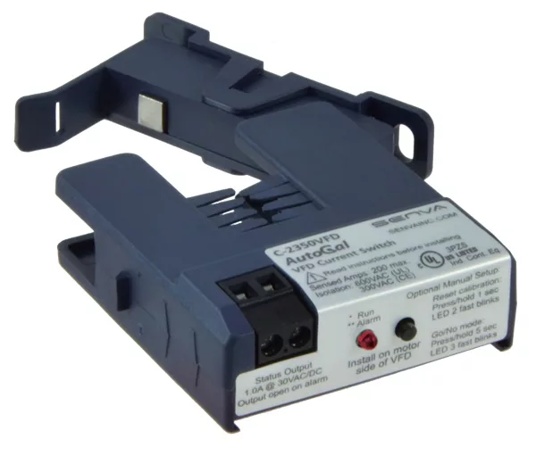 Senva C-2350VFD – Current Switch, AutoSet, VFD Split-core, 0.5-135A range