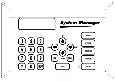 Aaon ASM01901 – System Manager SD Operator Interface