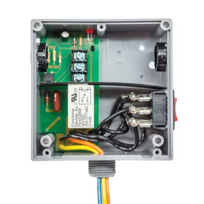 Functional Devices RIBTU1SC – Enclosed Relay 10Amp SPDT 10-30Vac/dc or