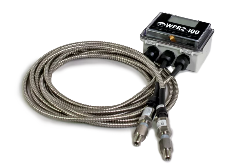 ACI A/WPR2-100-M20 – Remote Wet Differential Pressure, 0-10, 0-25, 0-50, 0-100 PSID (Default), 20' Metal Clad Cables, Outputs: 0-10 VDC (Default), 0-5 VDC, 4-20mA (Selectable)