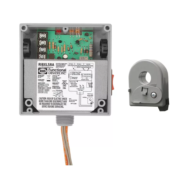 Functional Devices RIBXLSRA – Enclosed 10Amp SPST 10-30Vac/dc + Overri
