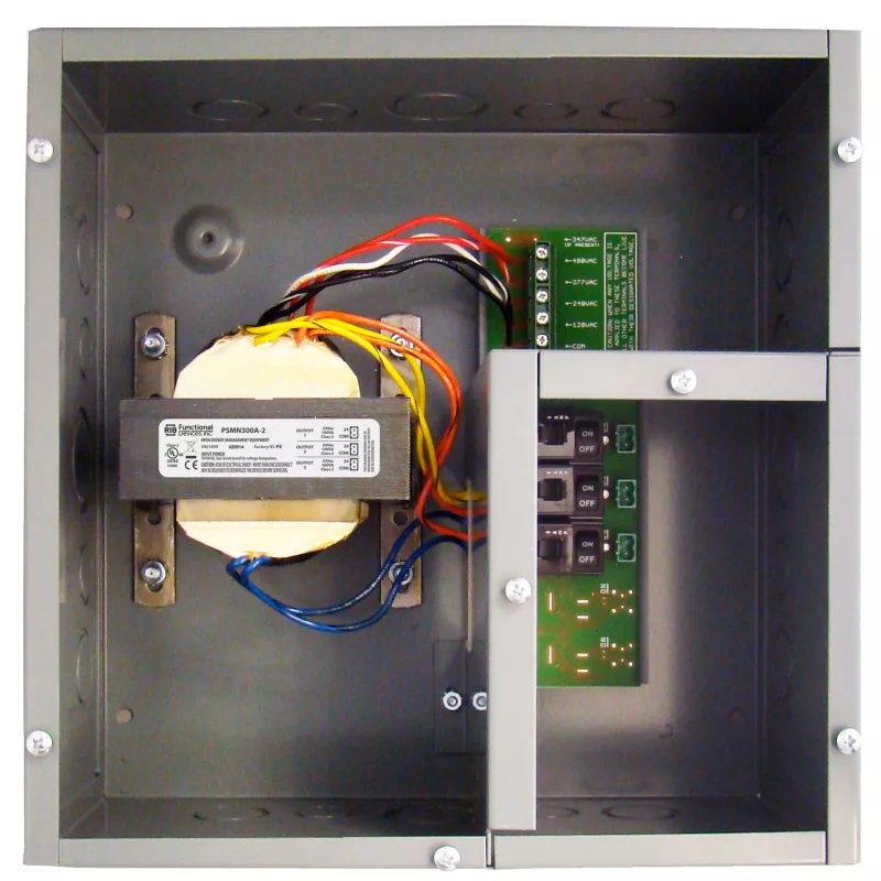 Functional Devices PSH300A-LVC – Enclosed low voltage compartment 100VAx3