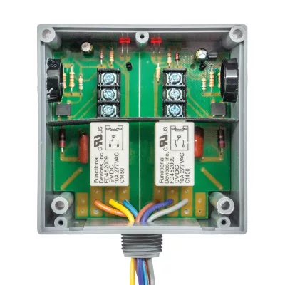 Functional Devices RIBTU2C – Enclosed Relay 10Amp 2 SPDT 10-30Vac/dc/