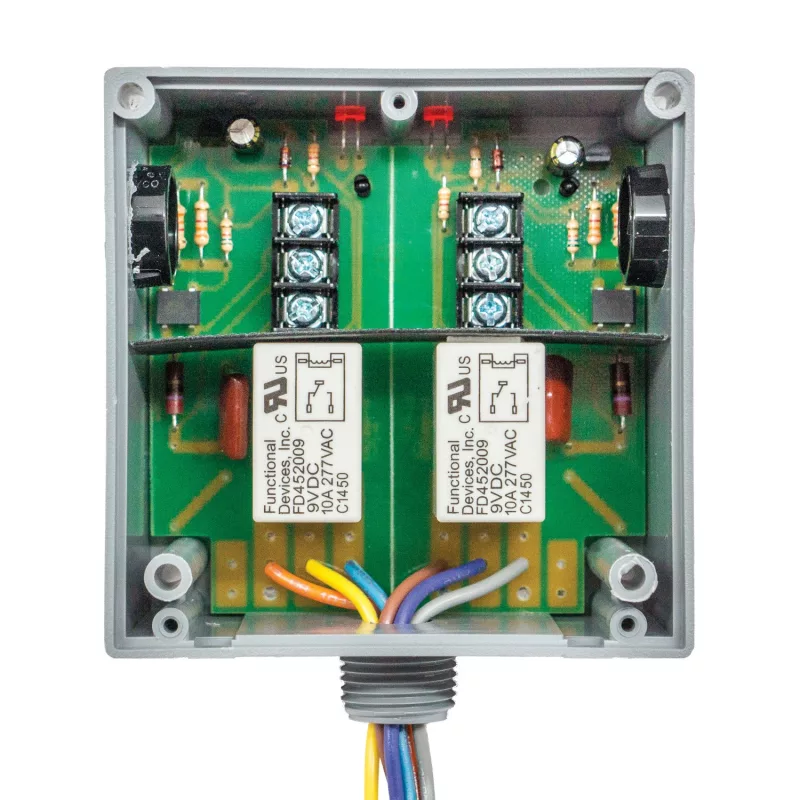 Functional Devices RIBTU2C – Enclosed Relay 10Amp 2 SPDT 10-30Vac/dc/