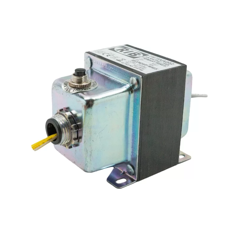 Functional Devices TR75VA002 – Transformer 75VA, 120-24V, dual hub, Cla