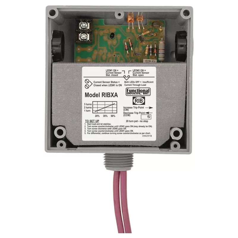 Functional Devices RIBXA – Enclosed Internal Adjustable AC Sensor