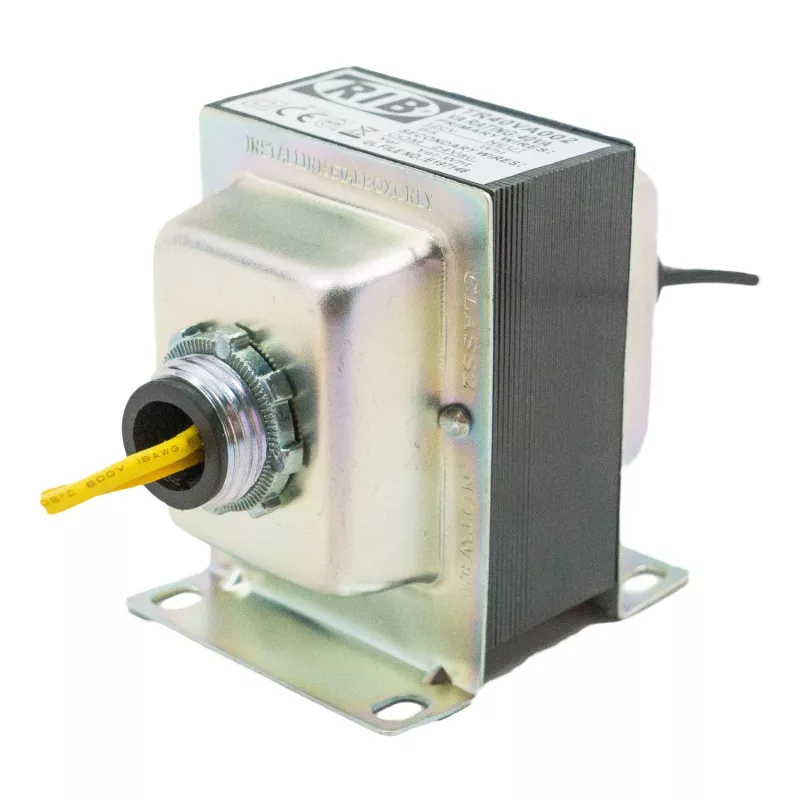 Functional Devices TR40VA002 – Transformer 40VA, 120-24V, dual hub, Cla