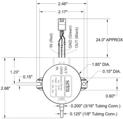 Aaon ASM01640 – Duct Static Pressure Sensor