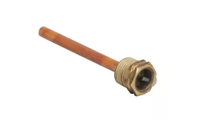 Tasseron THXW2BR0 – 1/2" NPT 2" BRASS MACHINED THERMAL WELL