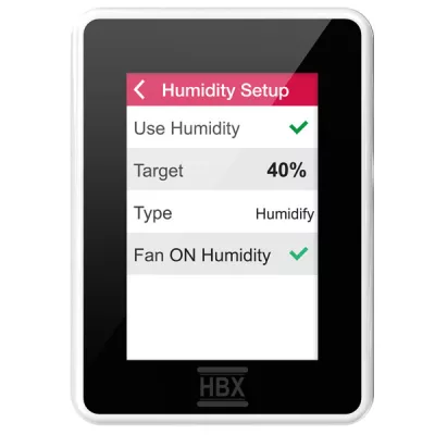COLOUR TOUCH SCREEN PROGRAMMABLE THERMOSTAT