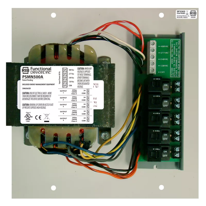 Functional Devices PSMN500A – Panel Power Supply 2.75in Multi-Tap 120-