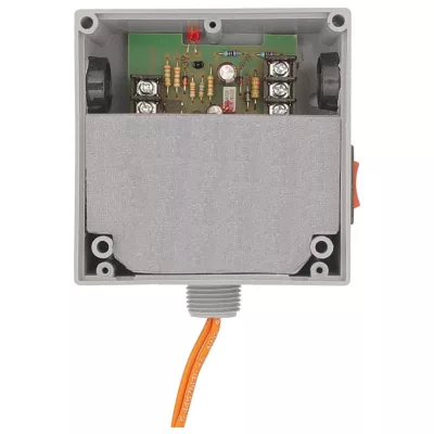 Functional Devices RIBXLSV – Enclosed 10Amp SPST 10-30Vac/dc Relay wi