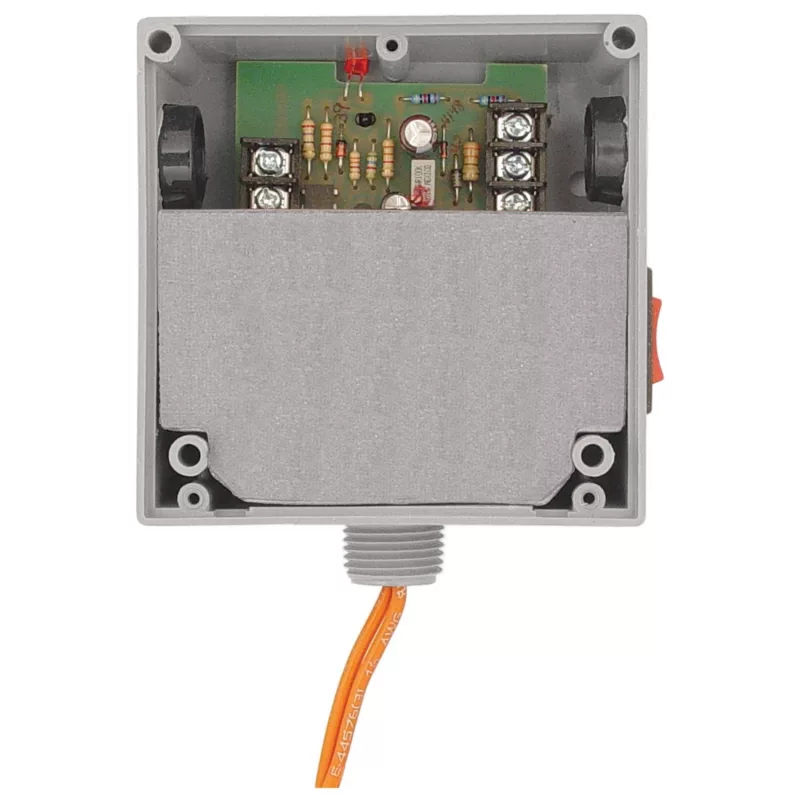 Functional Devices RIBXLSV – Enclosed 10Amp SPST 10-30Vac/dc Relay wi
