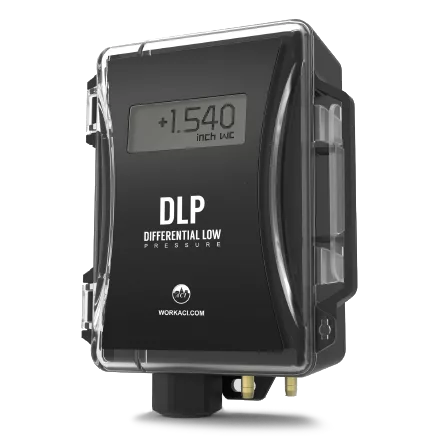 ACI A/DLP-010-W-U-N-A-3 – Differential Pressure, (0.5% Acc), 1, 2, 5, 10 inWC (Default), Unidirectional (Default),  Bidirectional (Selectable), Pitot Tube & DIN Rail Clip
