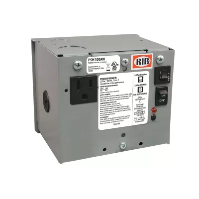Functional Devices PSH100AW – Enclosed Single 100VA 120 to 24Vac UL Cl