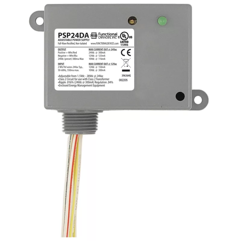 Functional Devices PSP24DA – Enclosed general purpose DC power supply