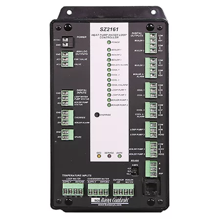 Tcsbasys SZ2161 – Heat Pump Water Loop Controller 6 RTD inputs 5 digital