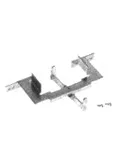 Siemens ASK73.2U – TANDEM MOUNT BRACKET GCA161